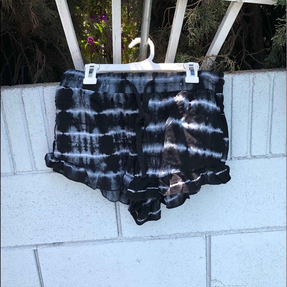 black & gray shorts, size medium